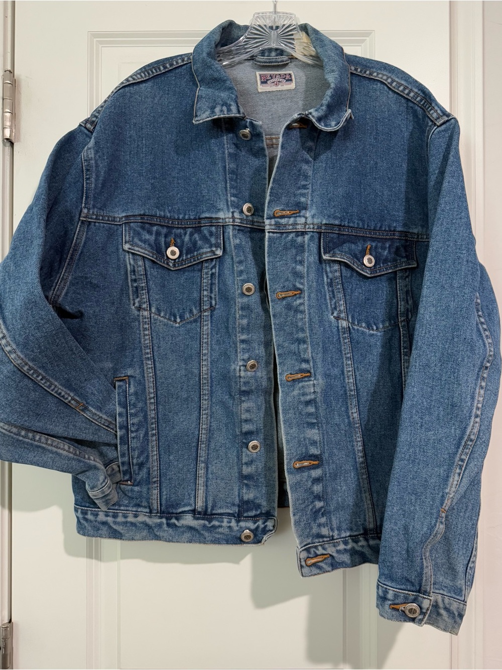 Vintage men’s denim Jean jacket Nevada Jeanswear Model 60452- size XXL
